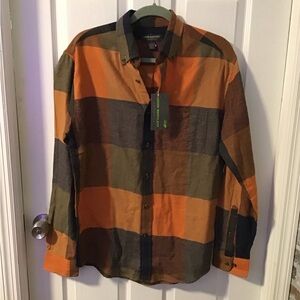 NWT! Bold Multicolor Plaid Shirt